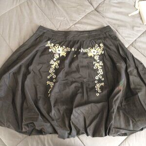 Odille Black Bubble Skirt